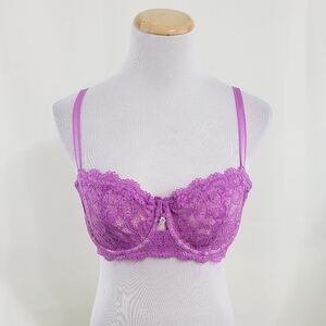 Montelle Romance a Paris Keyhole Balconnet Bra fuchsia purple NEW